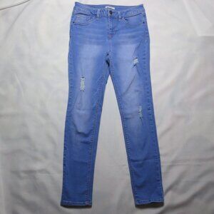 COPPER KEY girls JEANS blue DISTRESSED stretch SKINNY SIZE 16